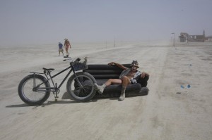 Dale at Burning Man.