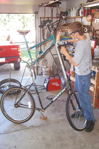 tall bike build