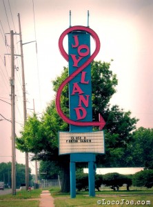 Joyland sign